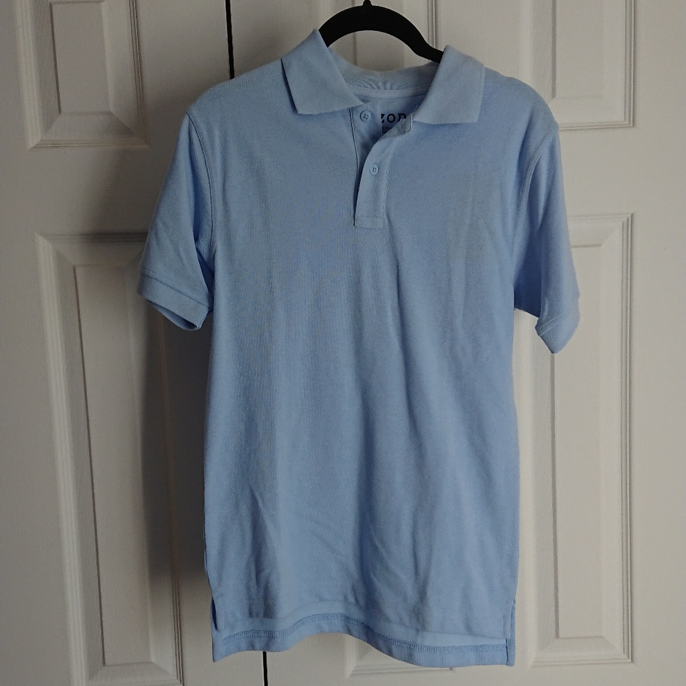 IZOD Light Blue Polo, Boys 11/12